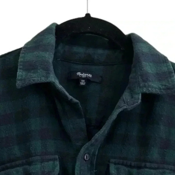 Madewell Flannel Cargo Workshirt in Buffalo Check Size XS - Picture 11 of 11